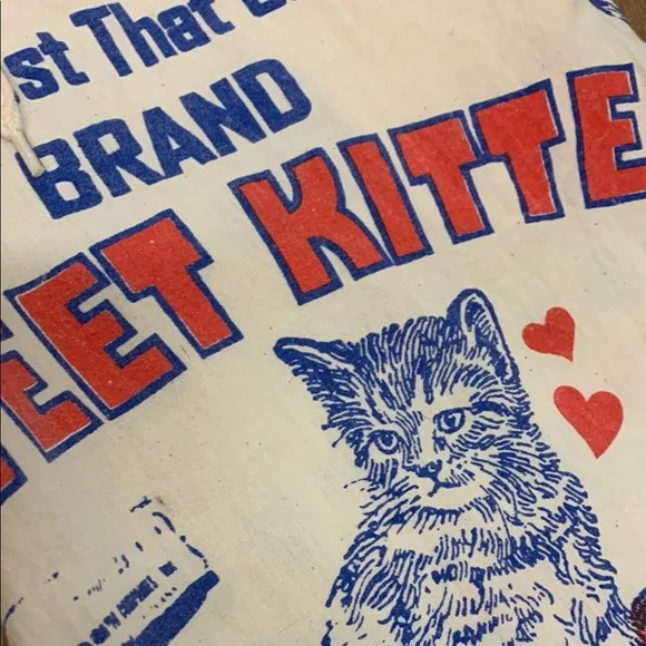 ✨White, Red and Blue Vintage Potato Sack Pants - Picture 4 of 5